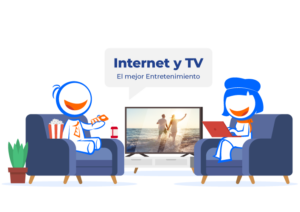 Personajes RingVoz con internet y TV