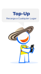 Mascota RingVoz Colombia con Celular