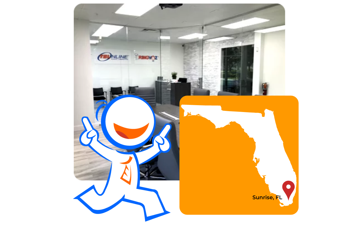 Mapa de Florida mostrando la Oficina