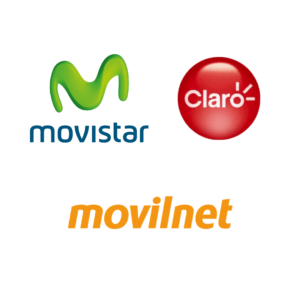 Iconos de Operadores Móviles de Venezuela: Movistar, Claro, Movilnet